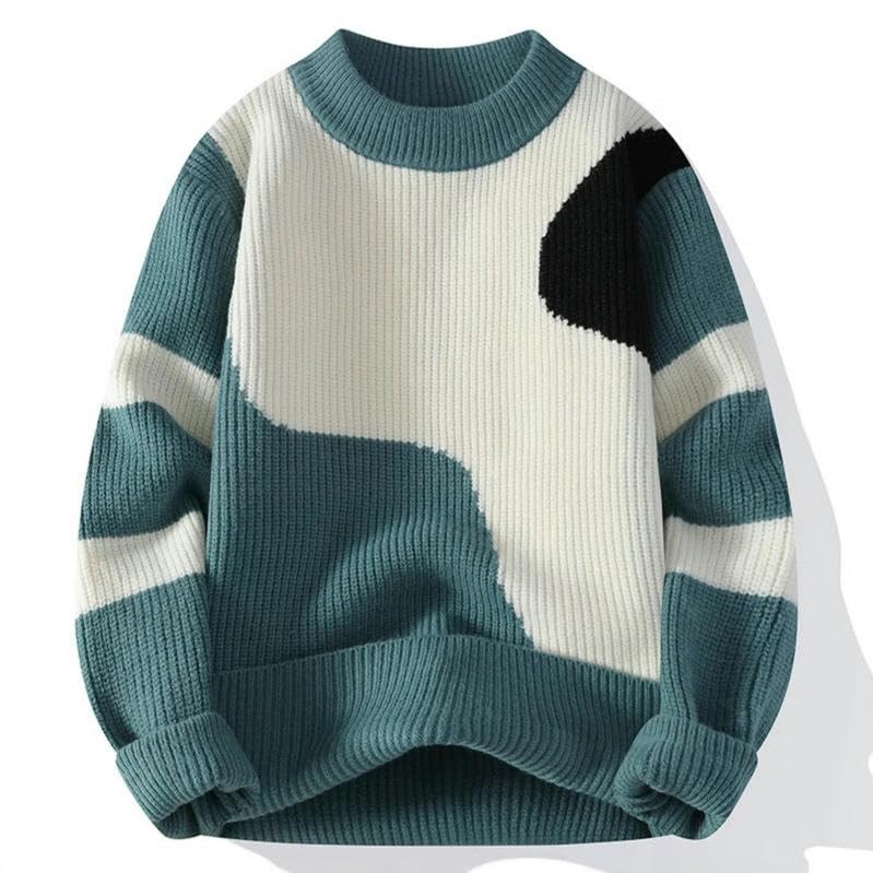Pull décontracté à col rond pour homme aux finitions premium - 3