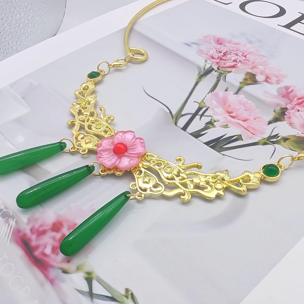 Maomao Cosplay Apothekerin Requisiten Anime Cosplay Halsketten Ohrringe Haarclip Halloween Karneval Cosplay Zubehör Vollständiges 1Set
