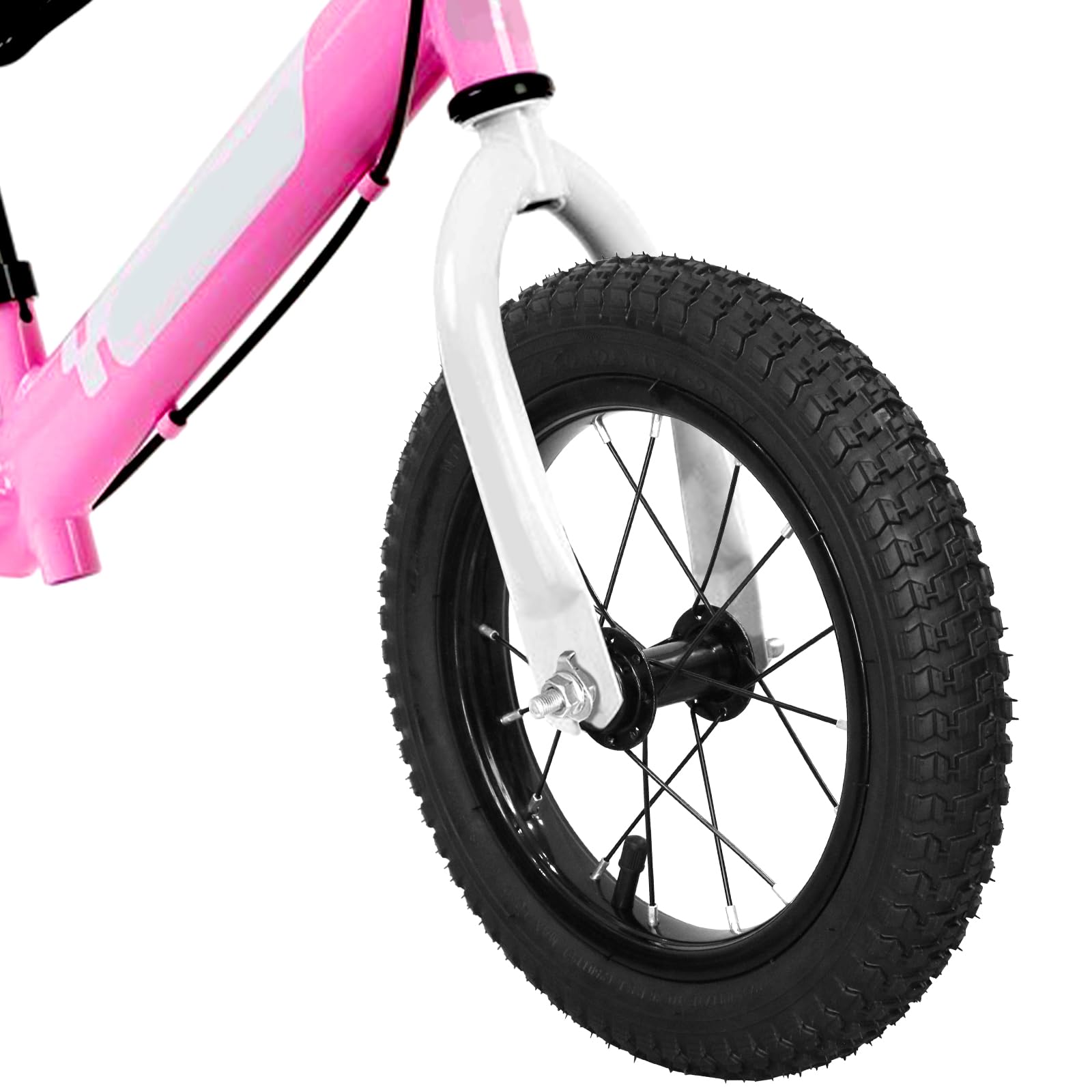 12/14/16/18/20 Zoll Fahrrad Vorderräder (16 Zoll - Schwarz)