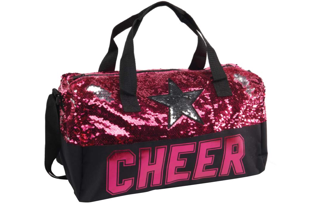 Dance Bag Danz N Motion B20526 Big Kid Pink Sequin Nylon Small Cheer