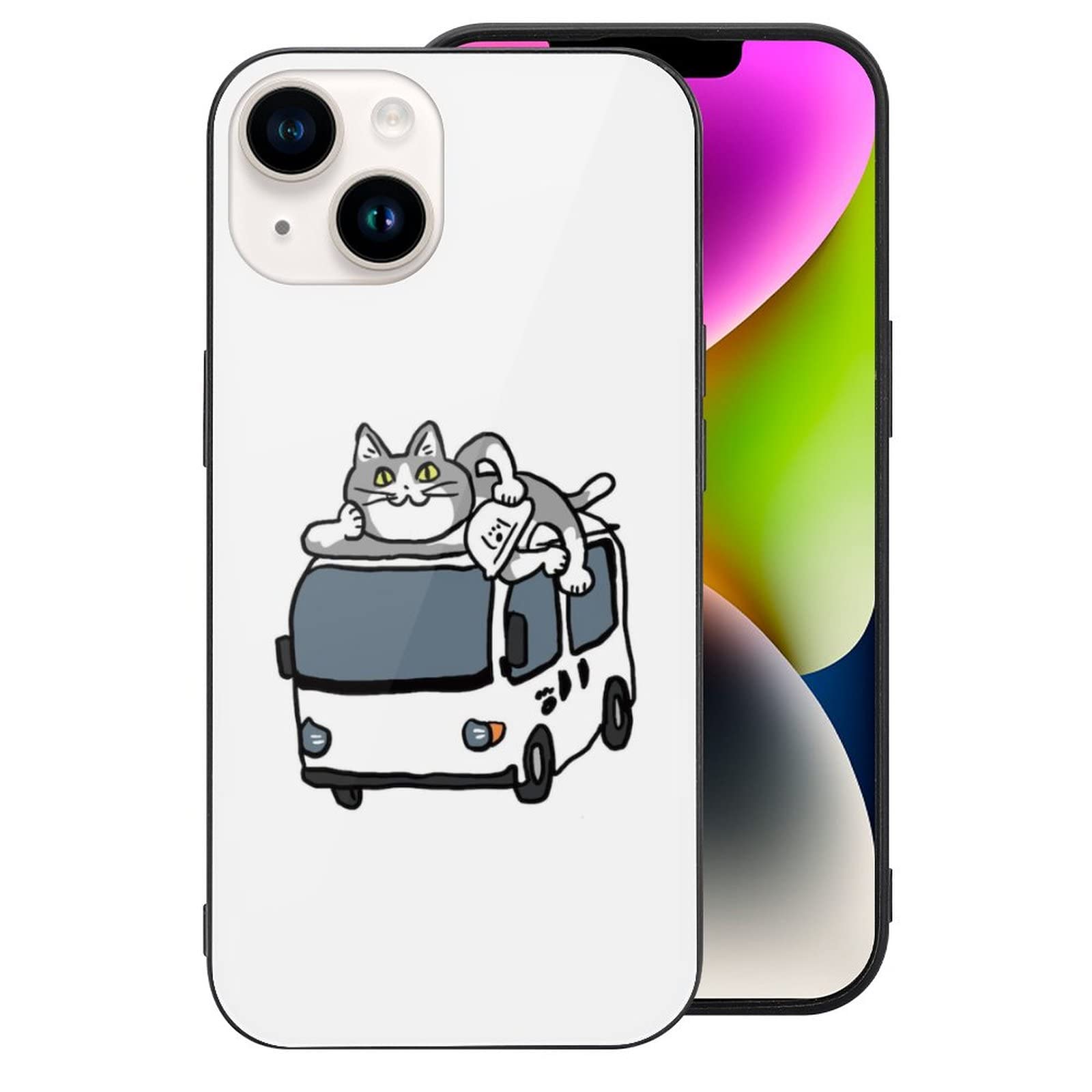 Amazon.co.jp: 仕事猫 現場猫 IPhone14 用 ケース 6.1インチ