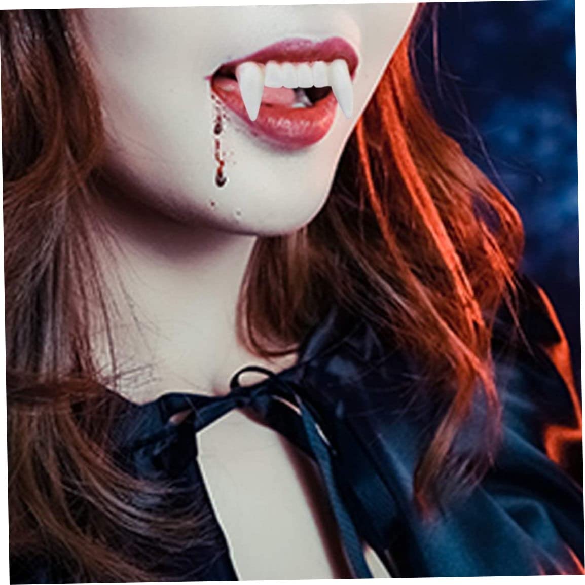 Lot De 10 Fausses Dents Halloween En PVC - Dents De Vampire, Déjantées - Pour Déguisement, Cosplay, Farce - Adultes Et Enfants