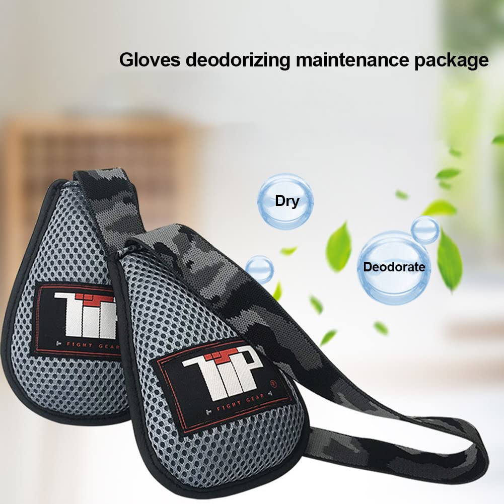 LOSOO Guantes Bolsas Desodorizantes | Desodorante Limpieza Mantenimiento Guantes Boxeo - Absorbe el hedor y Deja los Guantes Frescos, se Adapta a Todos los Guantes y Zapatos