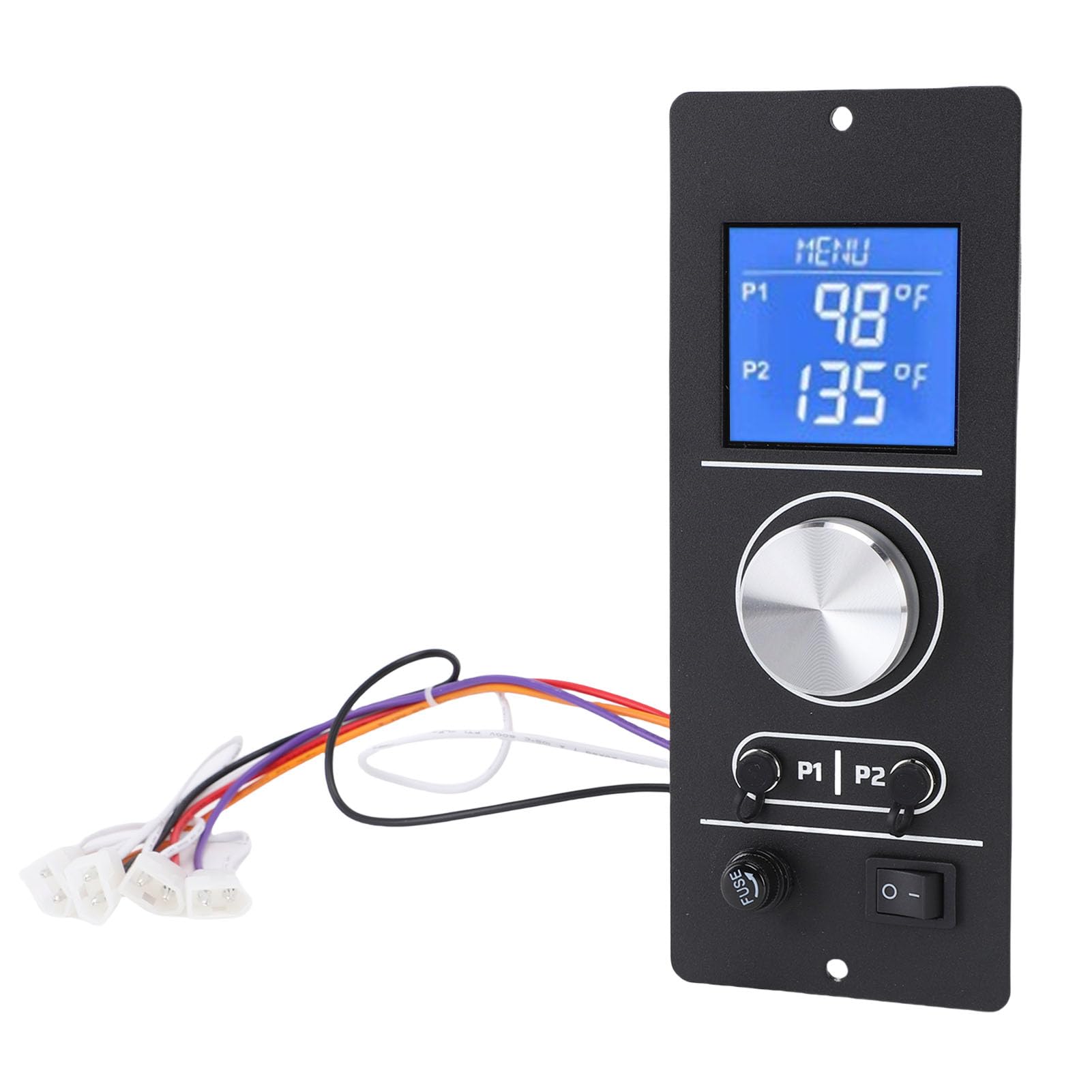 Rengue Sostituzione del Controller PID per Griglia a Pellet Scheda di Controllo Digitale della Temperatura ABS con 2 Programmi PID Sostituzione del Pannello di Controllo della Griglia per SG24 SGG