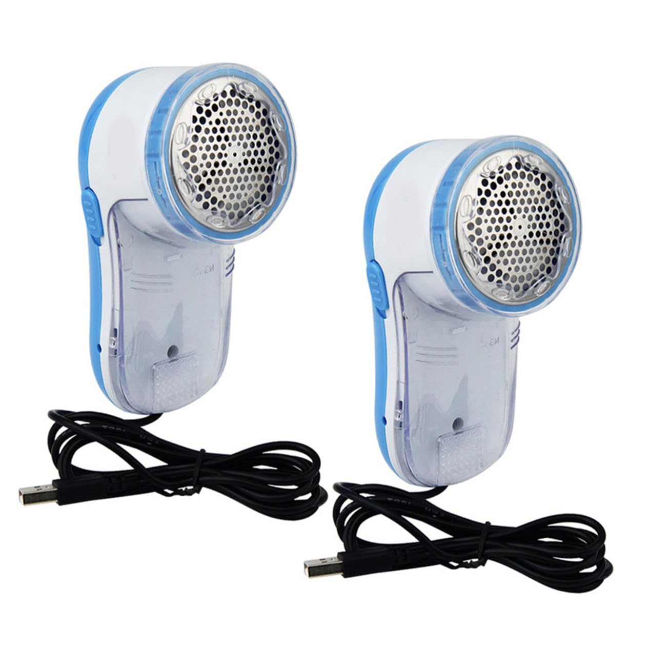 PACKOVE 2piezas Quitapelusas Eléctrico Maquina Quita Cuchillas Inoxidable Para Ropa Alfombras y Usb Fácil De Usar y Limpiar