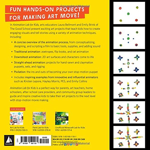 Animation Lab for Kids: Fun Projects for Visual Storytelling and Making Art Move - From cartooning and flip books to claymation and stop-motion movie making 2 61W7gKXM36L