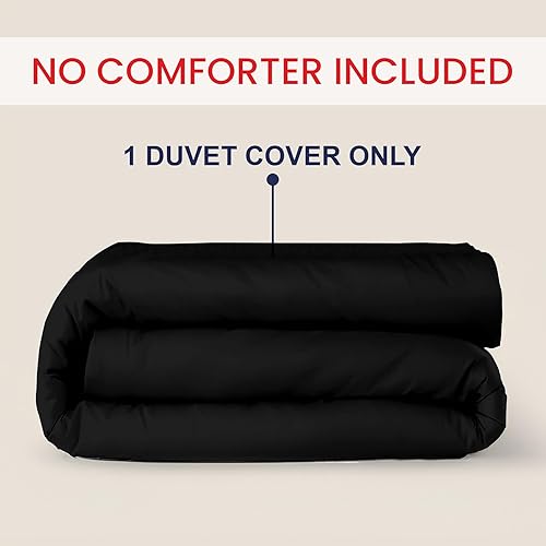 Miniatura 2 de Funda de edredón Kotton Culture de alta calidad, 100 % de algodón egipcio de 600 hebras, con cremallera y lazos en las esquinas, artículo de lujo