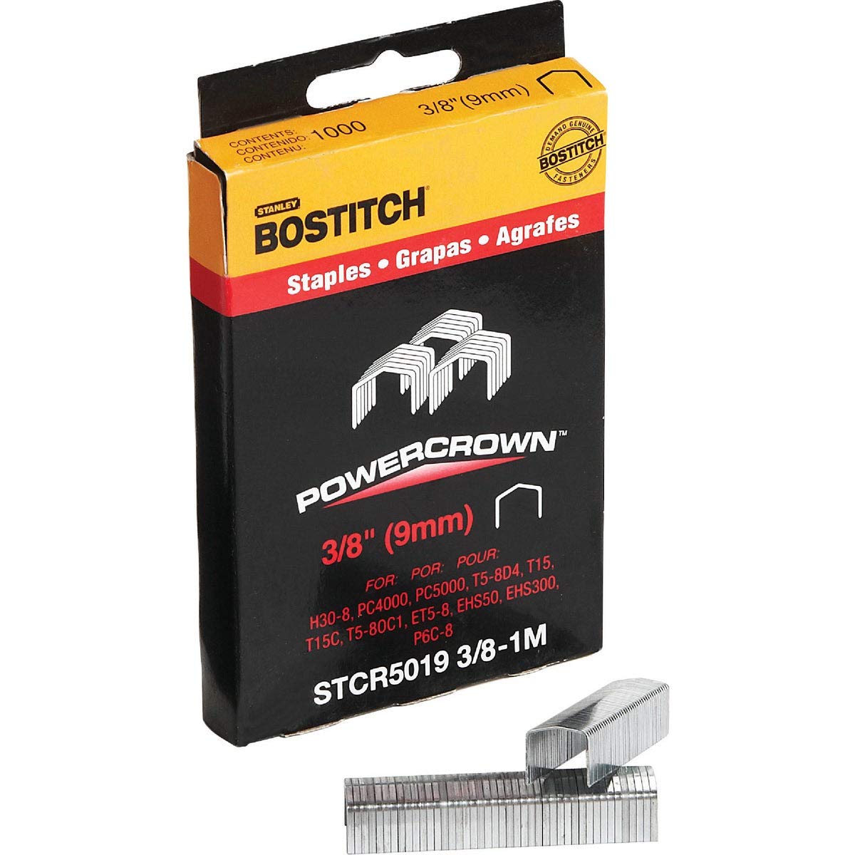 Bostitch Stanley STCR50193/8-1 M 3/8 cala Power Crown zszywki 1000 sztuk