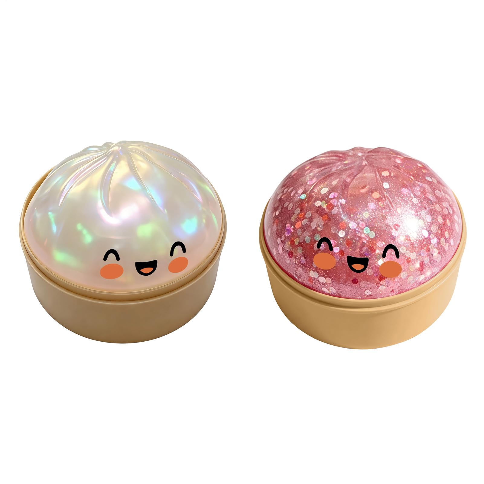 Genérico 2PCS Glitter Dumpling Squishy, mystery1 Dumpling Squishy Box original1, Fidget Toy, Soft Squeeze Dough — view 10
