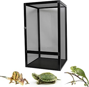 Amazon | Pounjsd 爬虫類 ケージ 飼育セット アクリル水槽 レプタイル