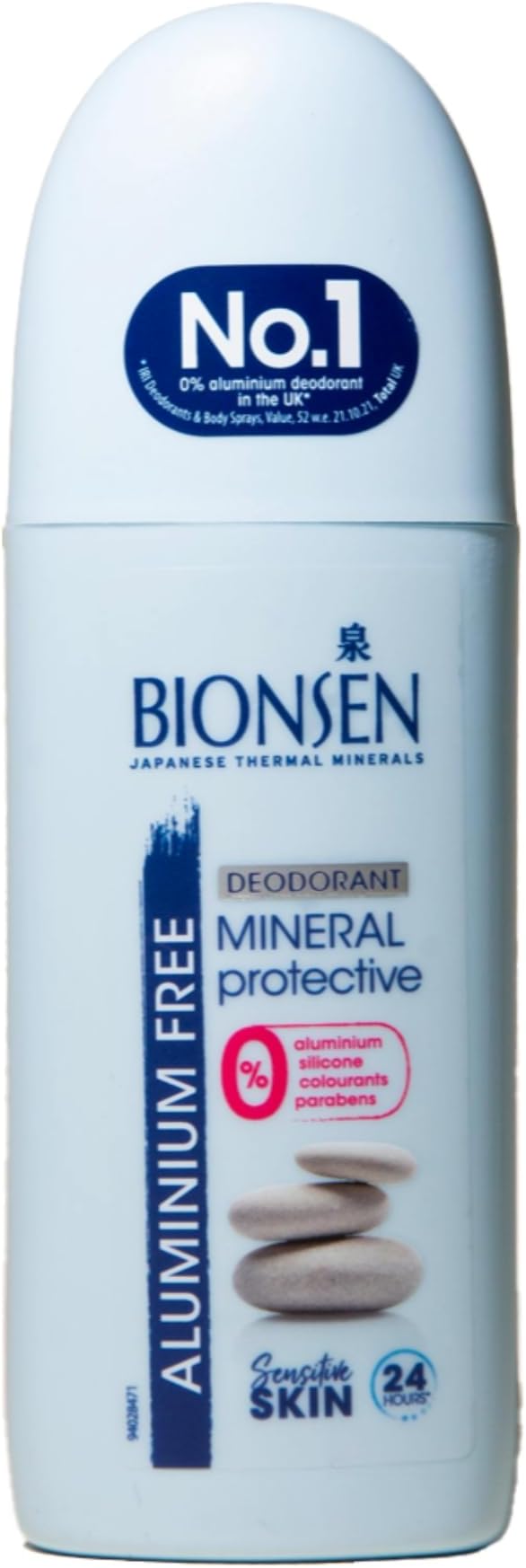 Bionsen Mineral Protective Deodorant, Paraben & Aluminium Free for Sensitive Skin, 100 ml