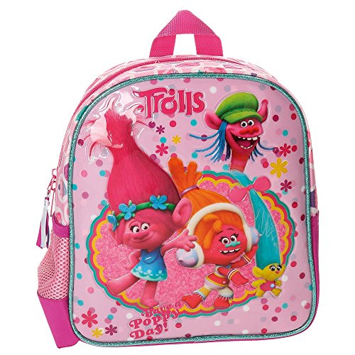 Trolls Happy 2762051 Mochila Infantil  25 cm  5.75 litros  Rosa