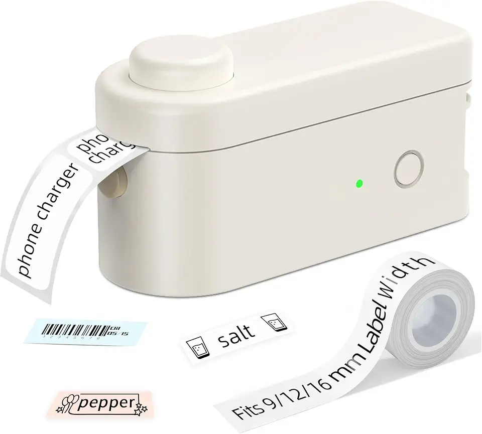 Makeid L1 Label Maker Machine with Tape - Por...