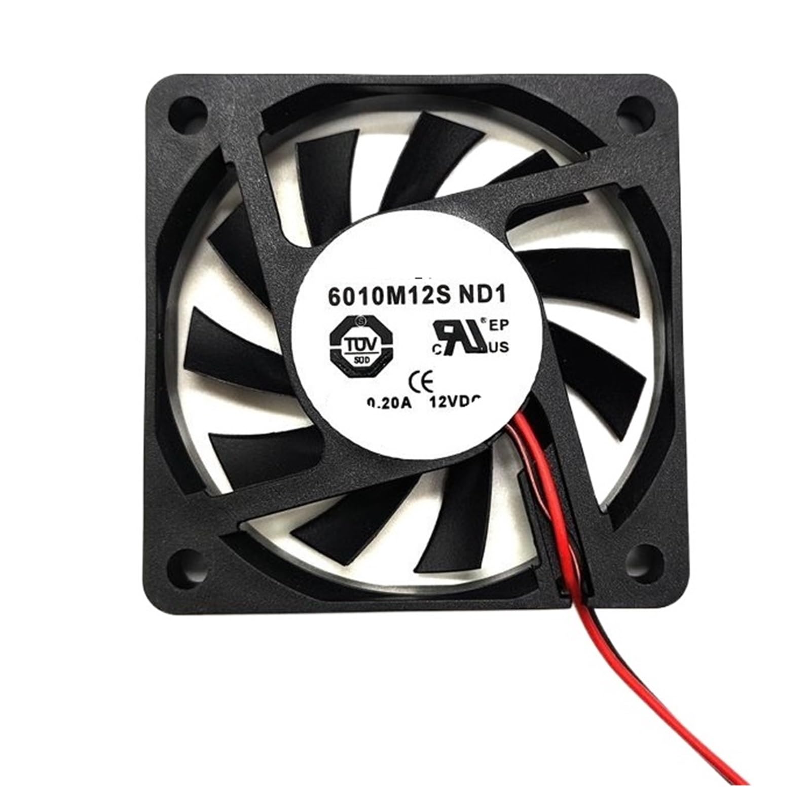 Ventilador de refrigeración de 60 mm para CPU, componentes y servidor de 12V