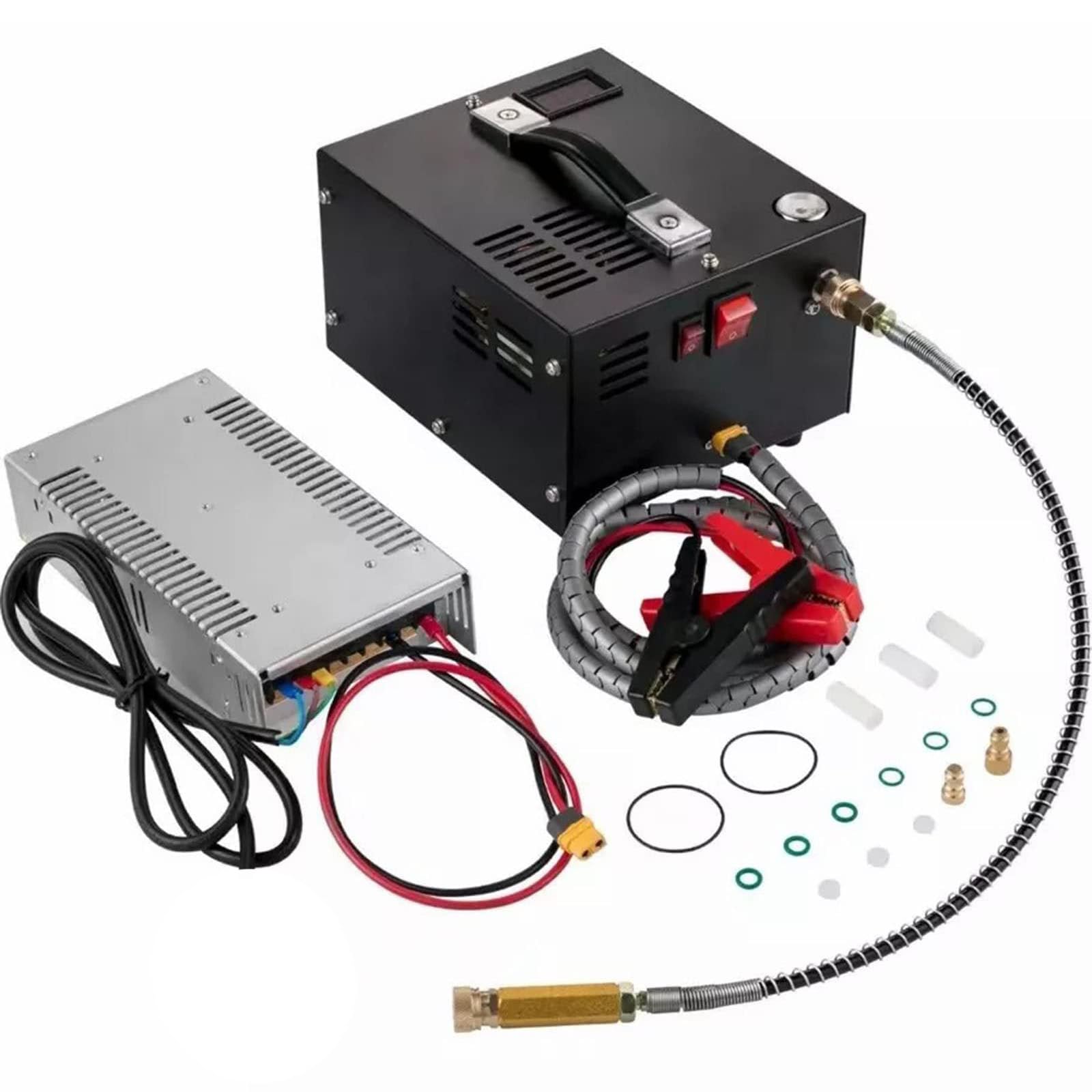 Amazon.co.jp: PCP Air Compressor, Portable Compressor, 4500psi 
