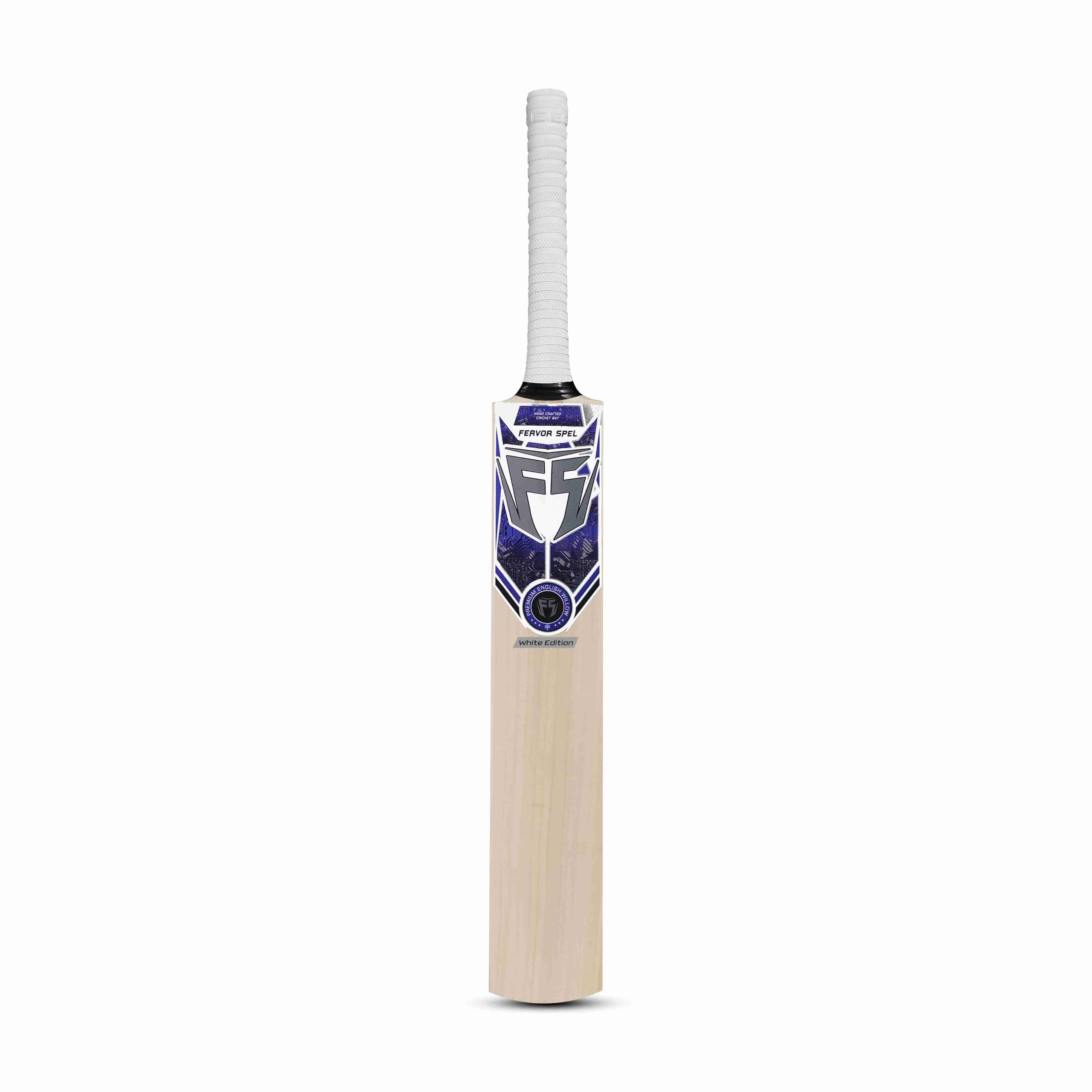 Fervor Spel White Edition Selected English Willow Cricket Bat with Cover | Size : 5 (B09GP596PR) Amazon Price History, Amazon Price Tracker