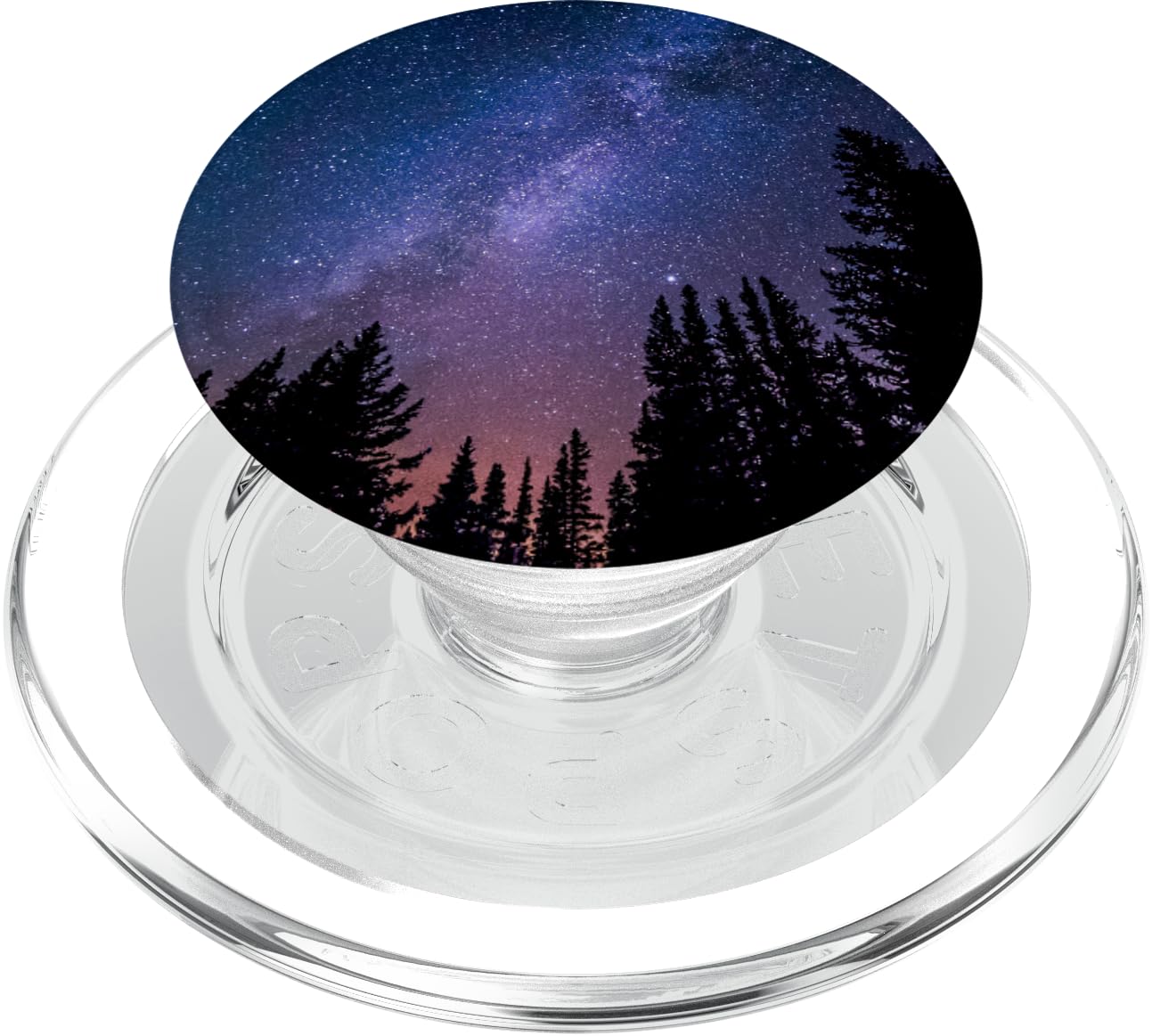 Starry Night Forest Milky Way PopSockets PopGrip for MagSafe