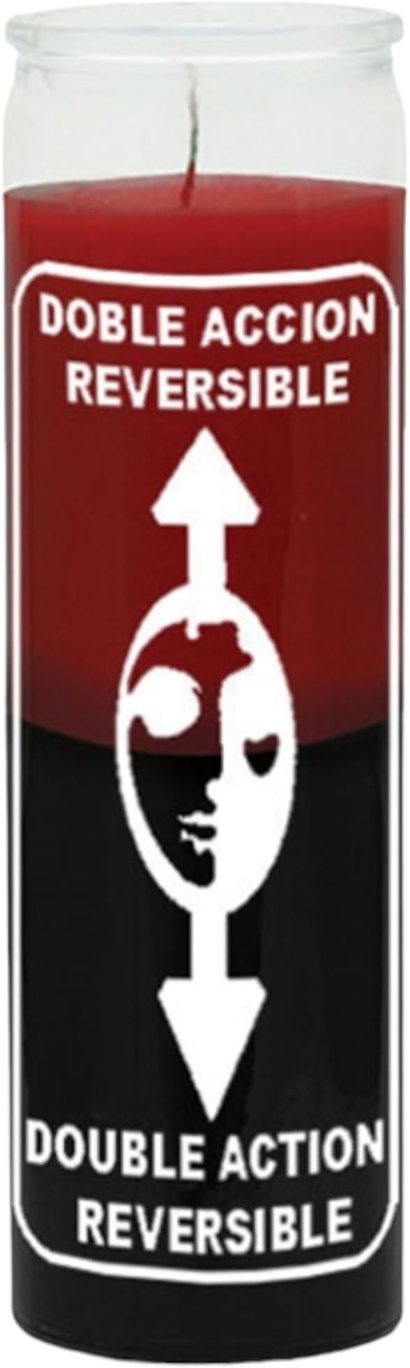 Reversible Red/Black Candle - Silkscreen 2 Color 7 Day