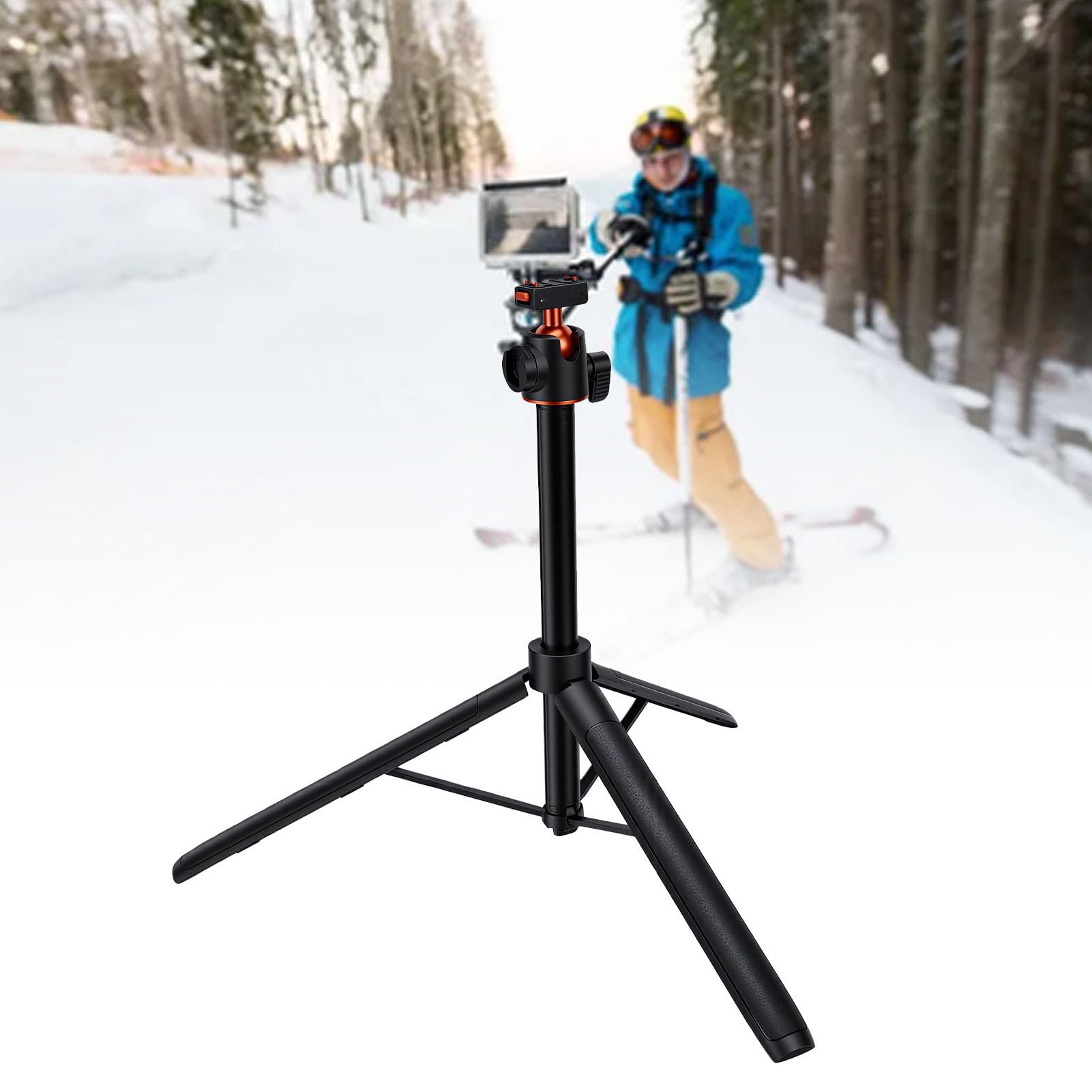 KIMISS Treppiede Magnetico per Selfie Stick con Telecomando