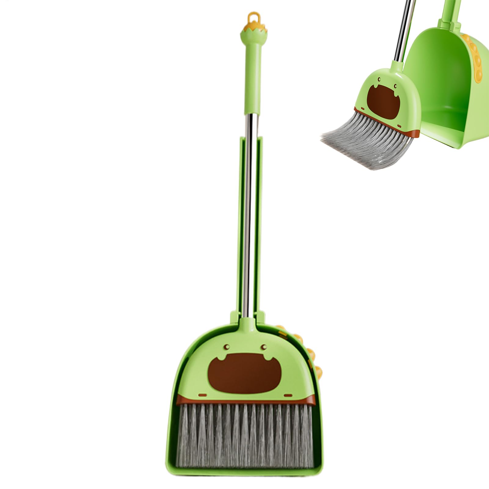 Yiohejy Kids Broom | Toddler Cleaning Broom - Handheld Lightweight Play and Learn Activities for Home Indoor Outdoor Preschool