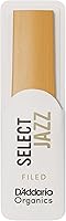 Vista 4 de D'Addario Organic Select Jazz Filed - Cañas de saxofón alto - Cañas de saxo - Selladas individualmente - 3 Medium, paquete de 10