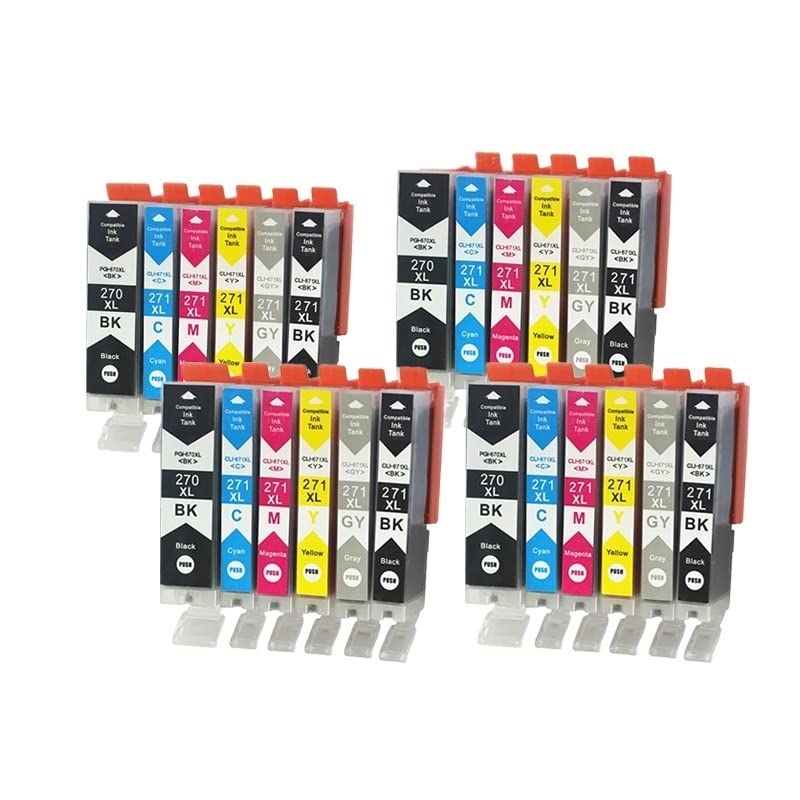 Cartucce Inchiostro Canon 3 Cartucce Di Inchiostro Nero PGI-270 XL Per Stampanti Canon | Ricambio Compatibile Per PIXMA MG5720, MG6820, TS8020 E Altri Modelli Cartucce Nere PGI-270 XL Compatibili - Foto 10