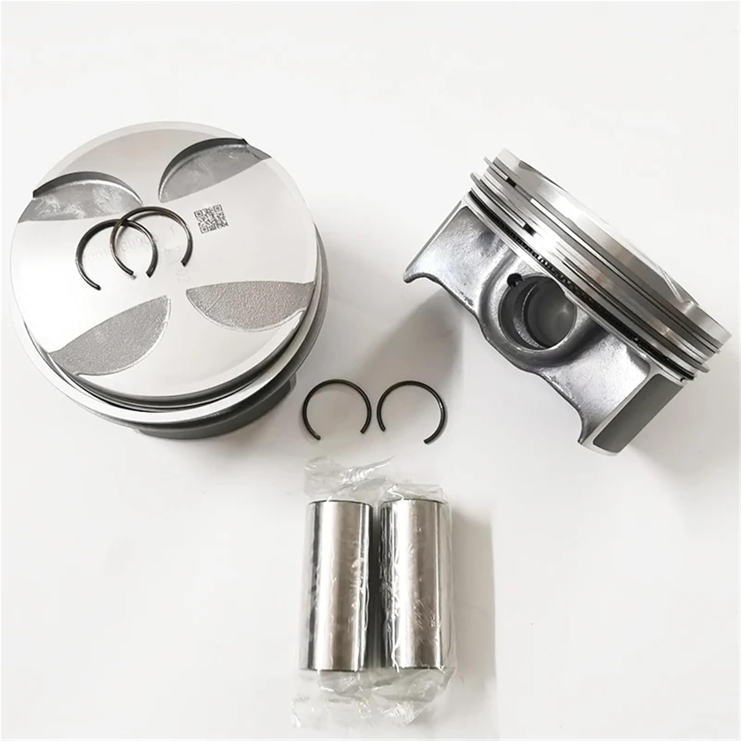 6 PCS A2720300618 2720300618 272 030 06 18 Engine Piston Compatible with Mercedes Benz M272 W221 W203 Hybrid with Piston Rings M272.974 STD