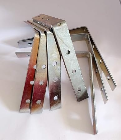 L Bracket 4 inch (10 Pcs) 4 x 4 x 1/2