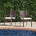 GDF Studio Melba Outdoor Brown Wicker Dining Chair with Beige Cushion (Set of 2)