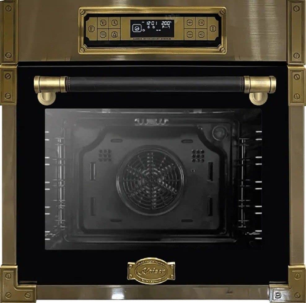 Kaiser Herdset EH 6726 AD + KCG 9387 Turbo, Retro Einbau Backofen 80L, Elektro Backofenset – 11 Betriebsfunktionen + Einbau Gas Kochfeld 90 cm, Schwarz Glas, Erdgas/Propangas/Fl.Gas – Bild 3