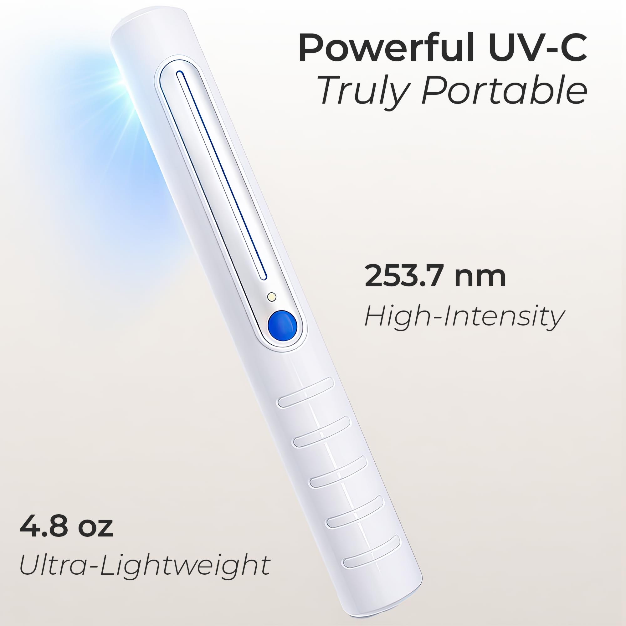 UV Licht Sterilisator Draagbare Ultraviolette UVC Ontsmettingslamp Handlamp UVC Desinfectie Wand, Doodt Ziektekiemen, Virussen & Bacteriën voor Thuis, Kleding, Hotel, Persoonlijke Desinfectie