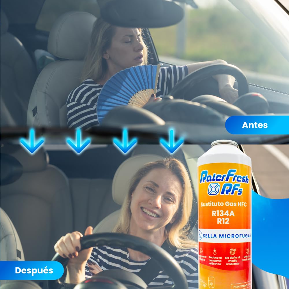 Gas Refrigerante Organico per Aria Condizionata Auto Ralerfresh RFs 230gr sostituto dei Gas R134a e R12 (2 Bottiglie RFs)