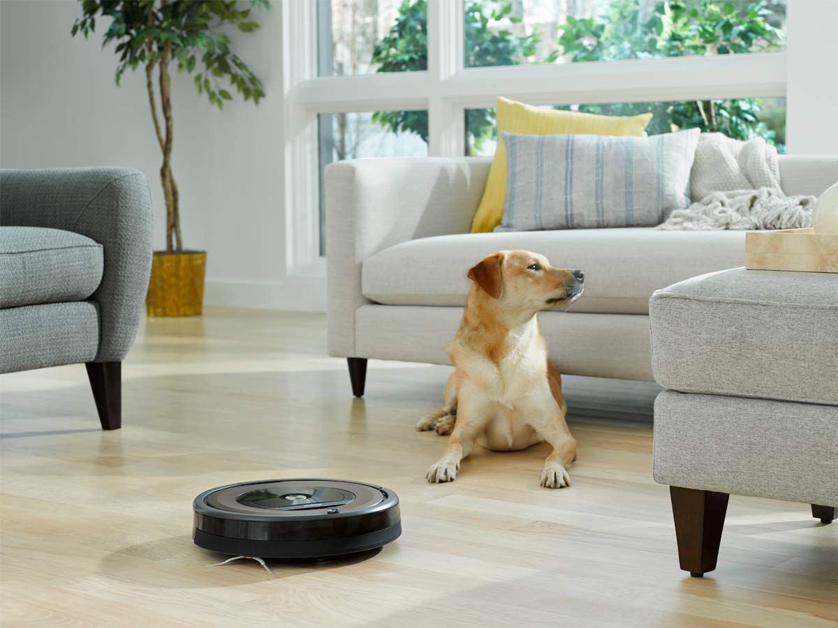 iRobot Roboter-Staubsauger Roomba 890 mit Wi-Fi-Konnektivität (Generalüberholt), Schwarz, R890020