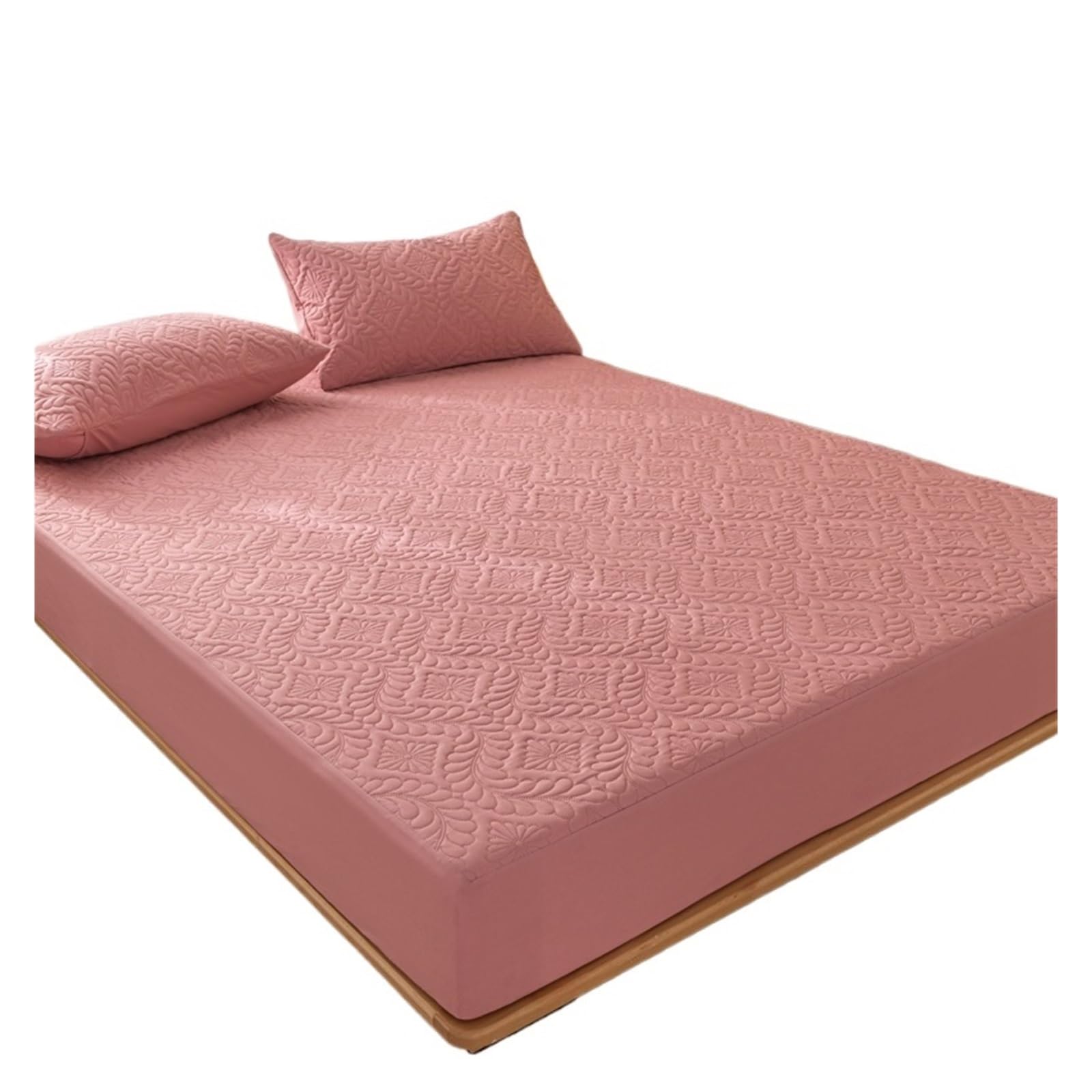 Housse de Matelas matelassée imperméable: Dessus en Coton, Rembourrage Fibres, Couche imperméable pour Les Chambres et Les hôtels(JCjmfscl10,180x200cm(71x79 in))