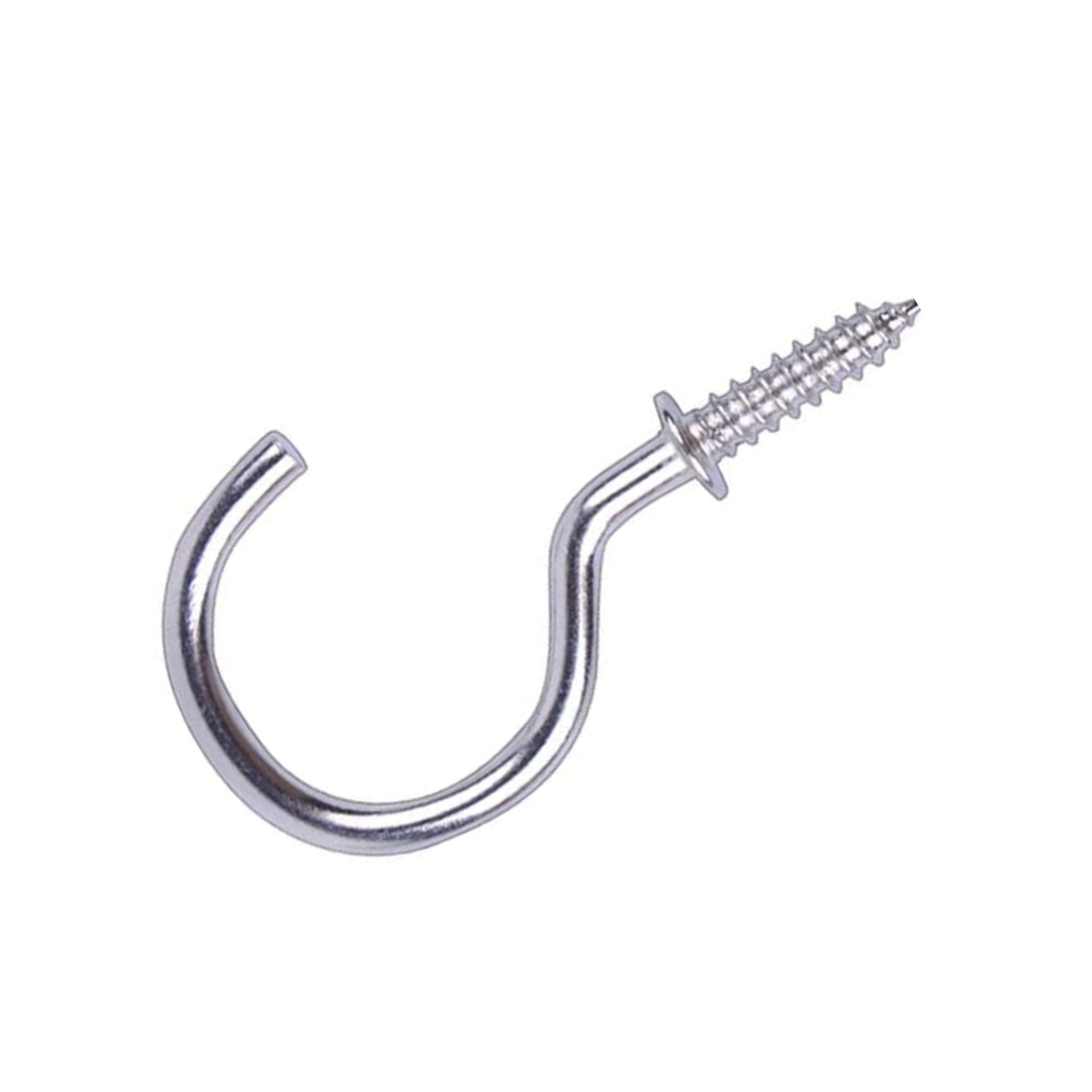 Versa® 40 Pcs Screw Hooks Heavy Duty Metal Construction for Long-Lasting Use,Hooks for Cups, Plants, Utensils, Wood Wall & Ceiling (Indoor & Outdoor)-image-5