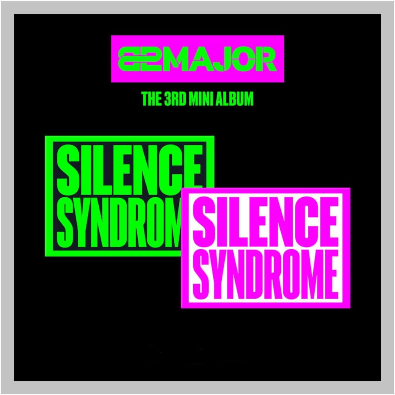 82MAJOR Silence Syndrome 3rd Mini Album with Tracking Sealed 82 MAJOR (POCA SYNDROME+ Version) + Extra photocards
