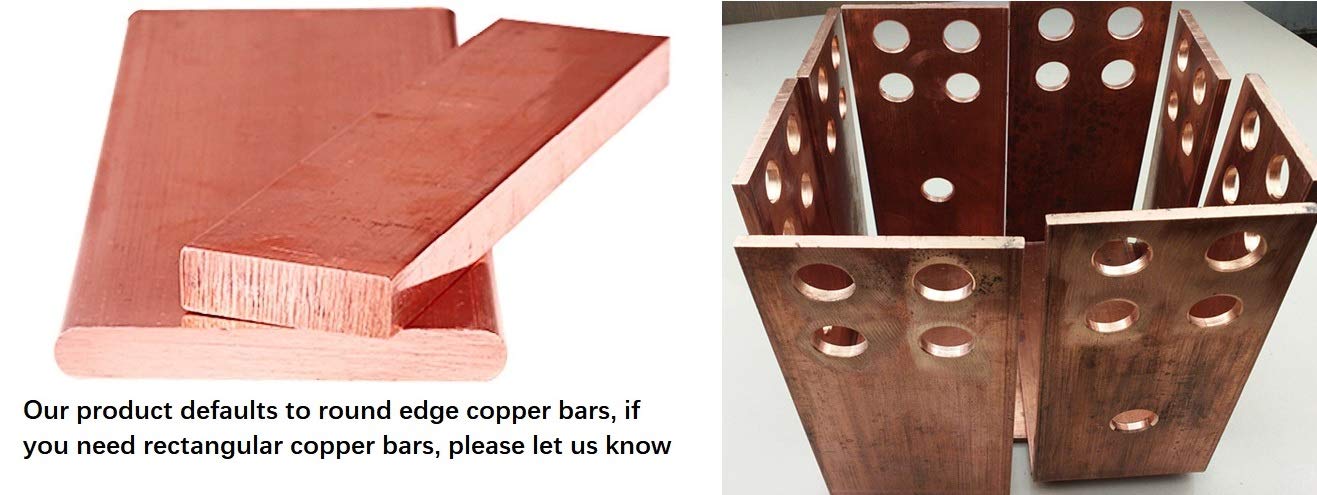 Coavoo Tinned Copper Flat Bar 6mm X 50mm X 1120mm 0.24