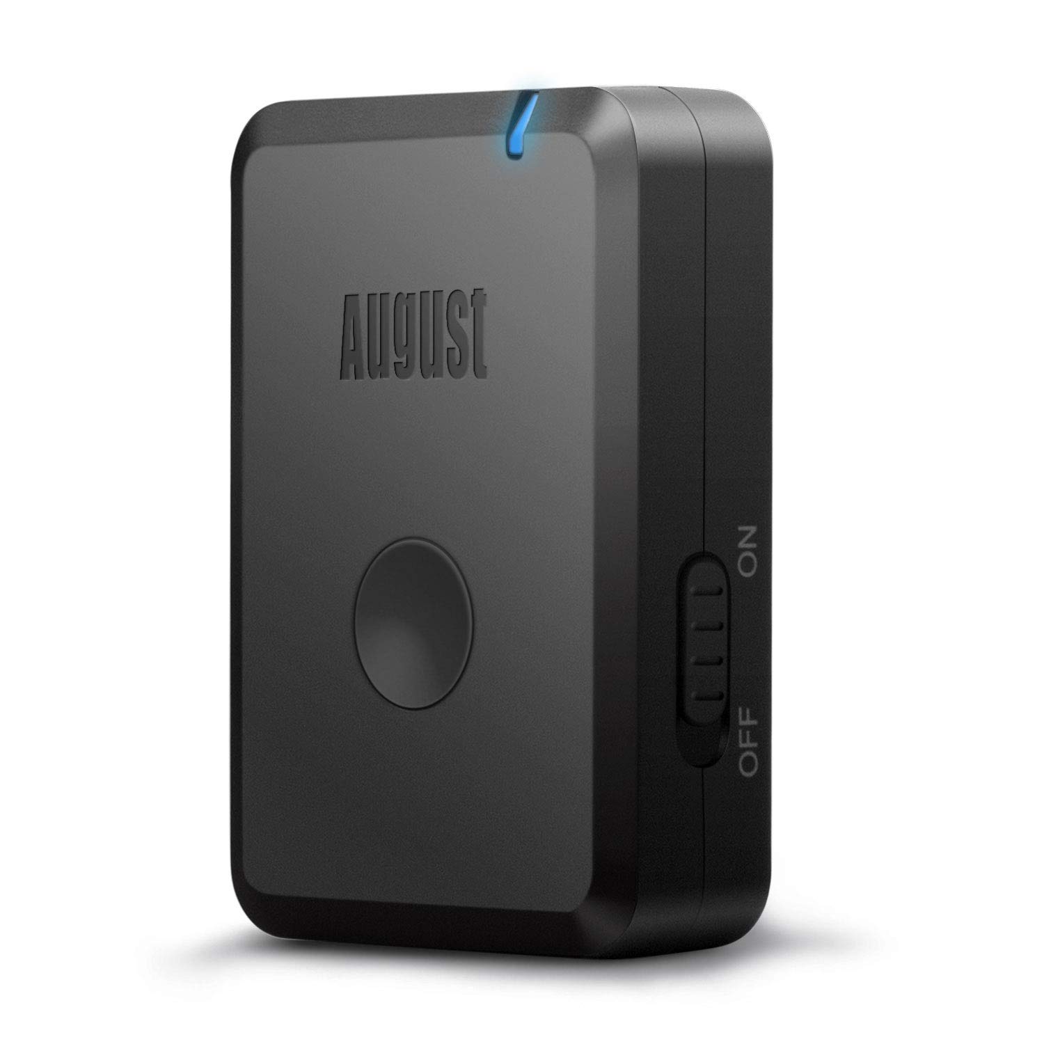 August MR250 Transmetteur Bluetooth TV Jack 3.5mm - Adaptateur Audio Bluetooth 5.2 et aptX pour TV PC Projecteur HiFi - Batterie
