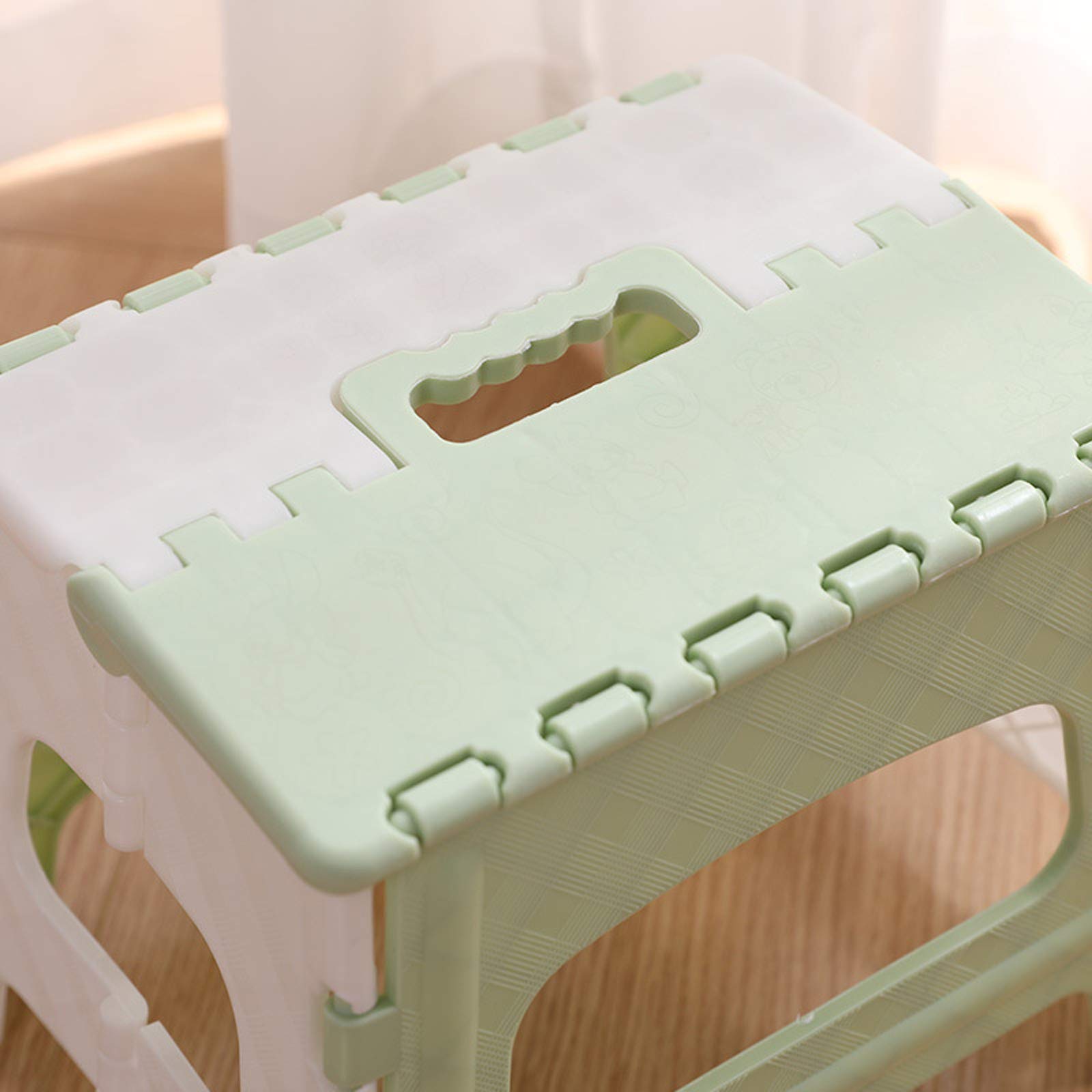 Marchepied Pliable 18 Cm - Tabouret Escabeau Compact Pour Cuisine, Salle De Bain, Jardin - Enfant/Adulte