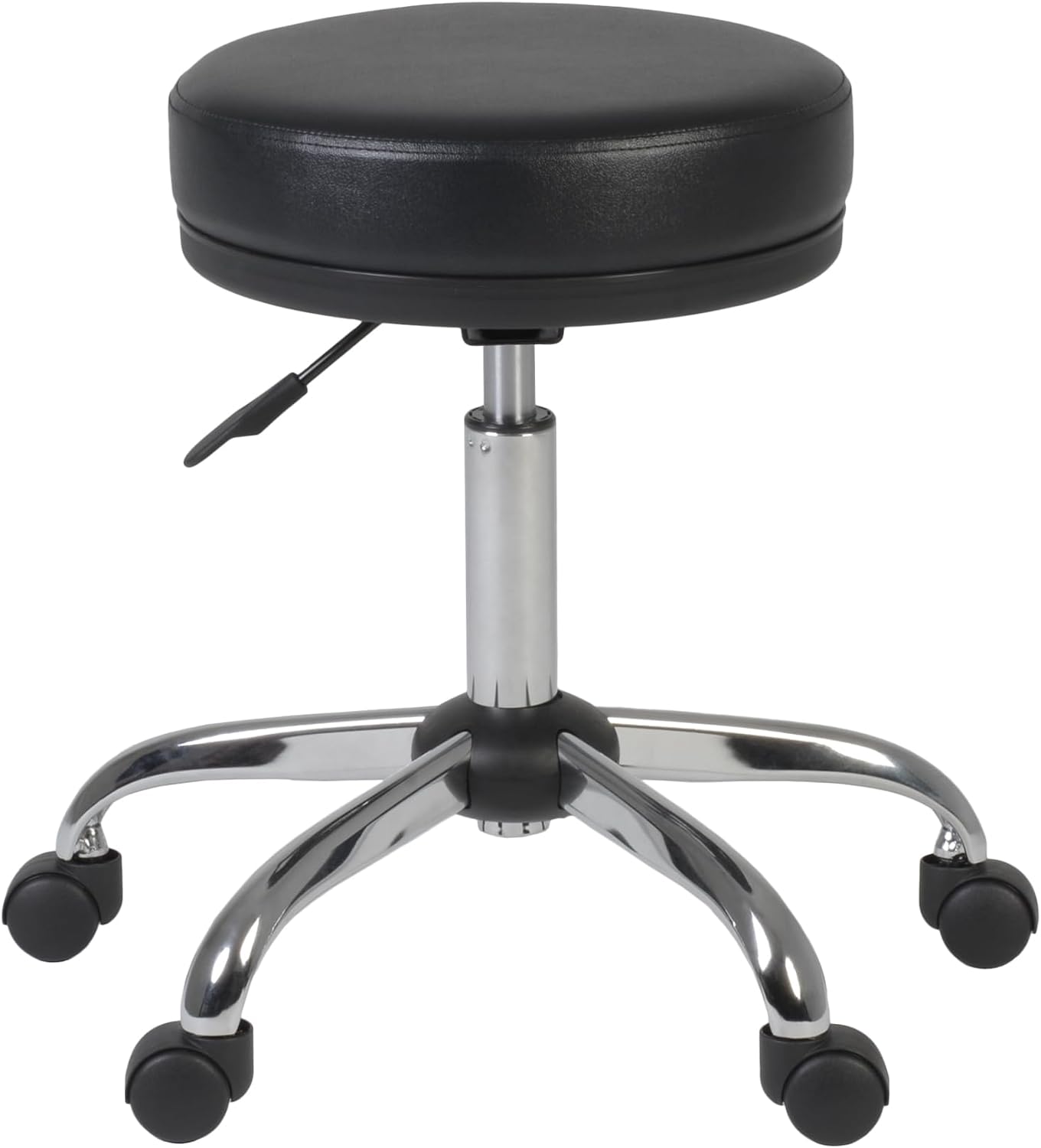 Romig ComfortCare Armless Medical Stool, TAA Compliant - Black