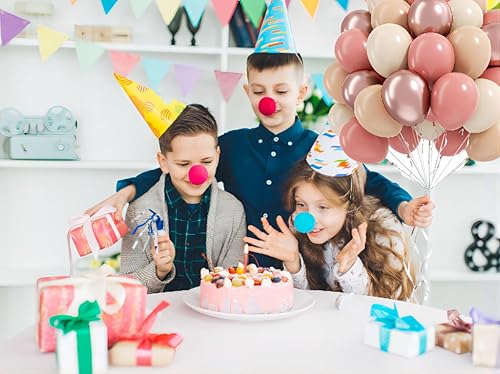 Miniatura 5 de Juego de 60 globos retro rosa rubor, oro rosa de 12 pulgadas, rosa polvoriento, globos nude para cumpleaños, baby shower, graduación, boda, día de