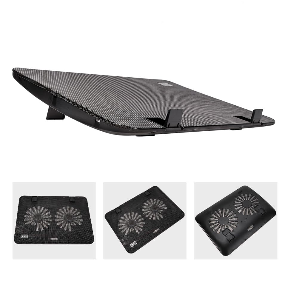 Base ajustable para laptop de 6 pulgadas con ventilador miniatura 3