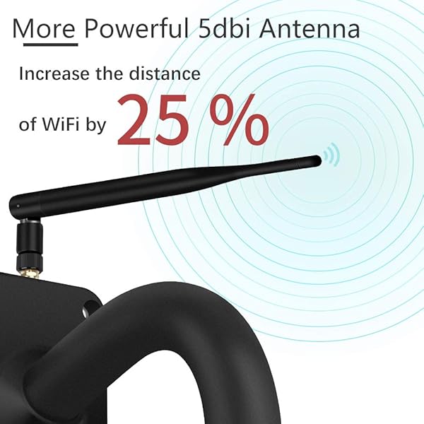 Telecamera di sicurezza IP Dericam PTZ WiFi telecamera esterna CCTV di sorveglianza 1080P zoom ottico 4X visione notturna rilevazione di movimento IP65 resistente allacqua nero