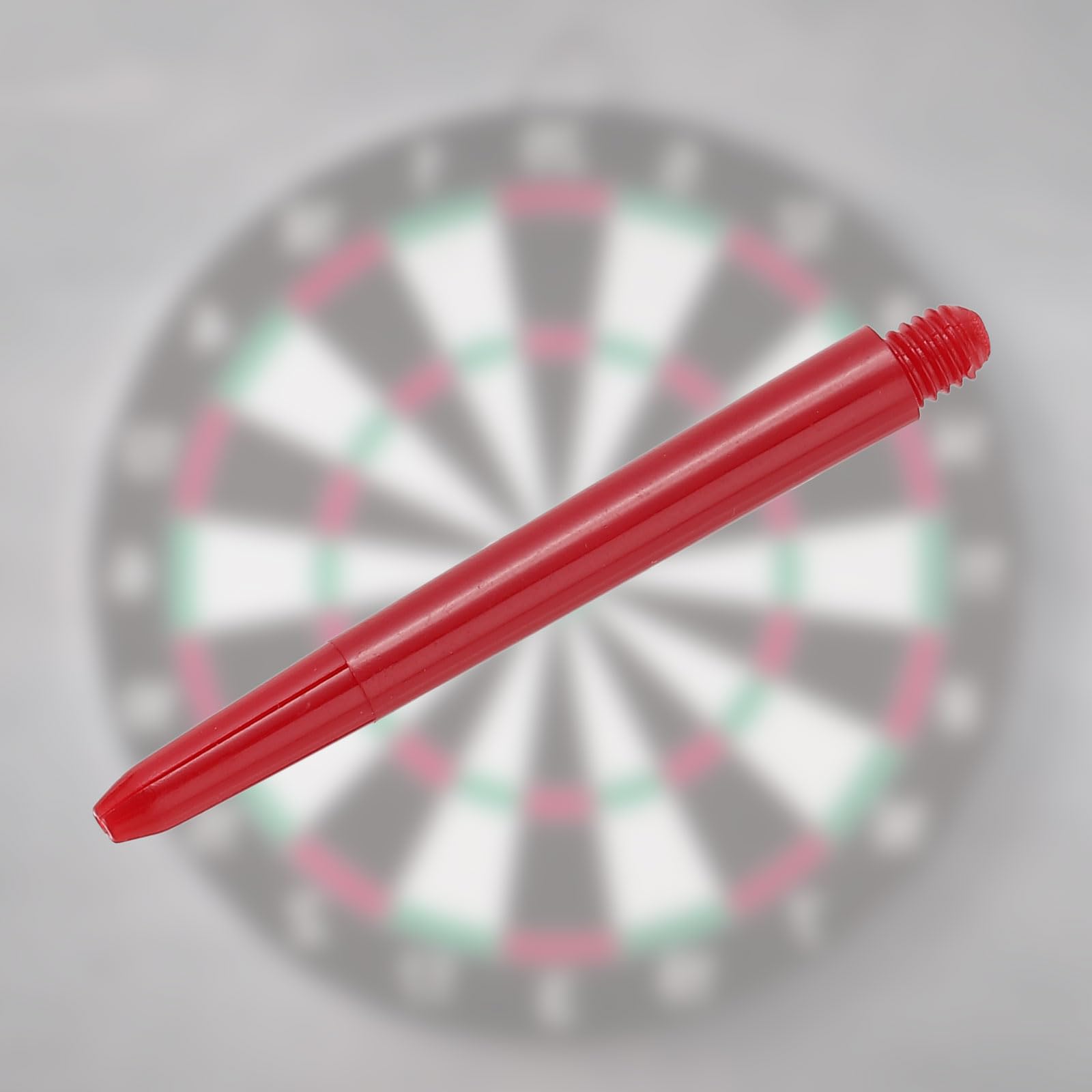 PATIKIL 53mm Plastic Dart Shafts, 50 Pack Medium 2BA Thread Dart Stems Dart Accessories, Red - Image 4