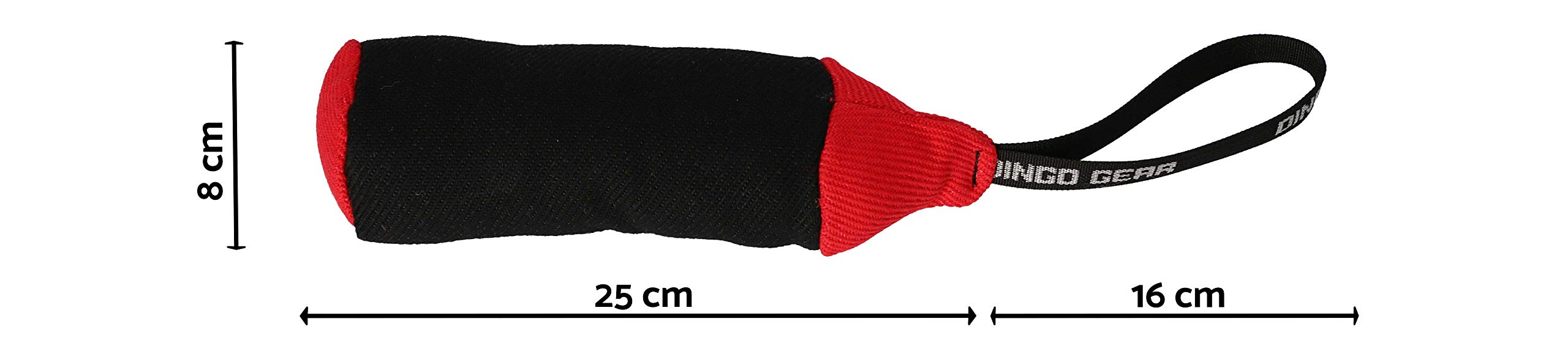 Dingo Gear Mordedor entretamiento de Perros de nylcot Rojo Negro 93428