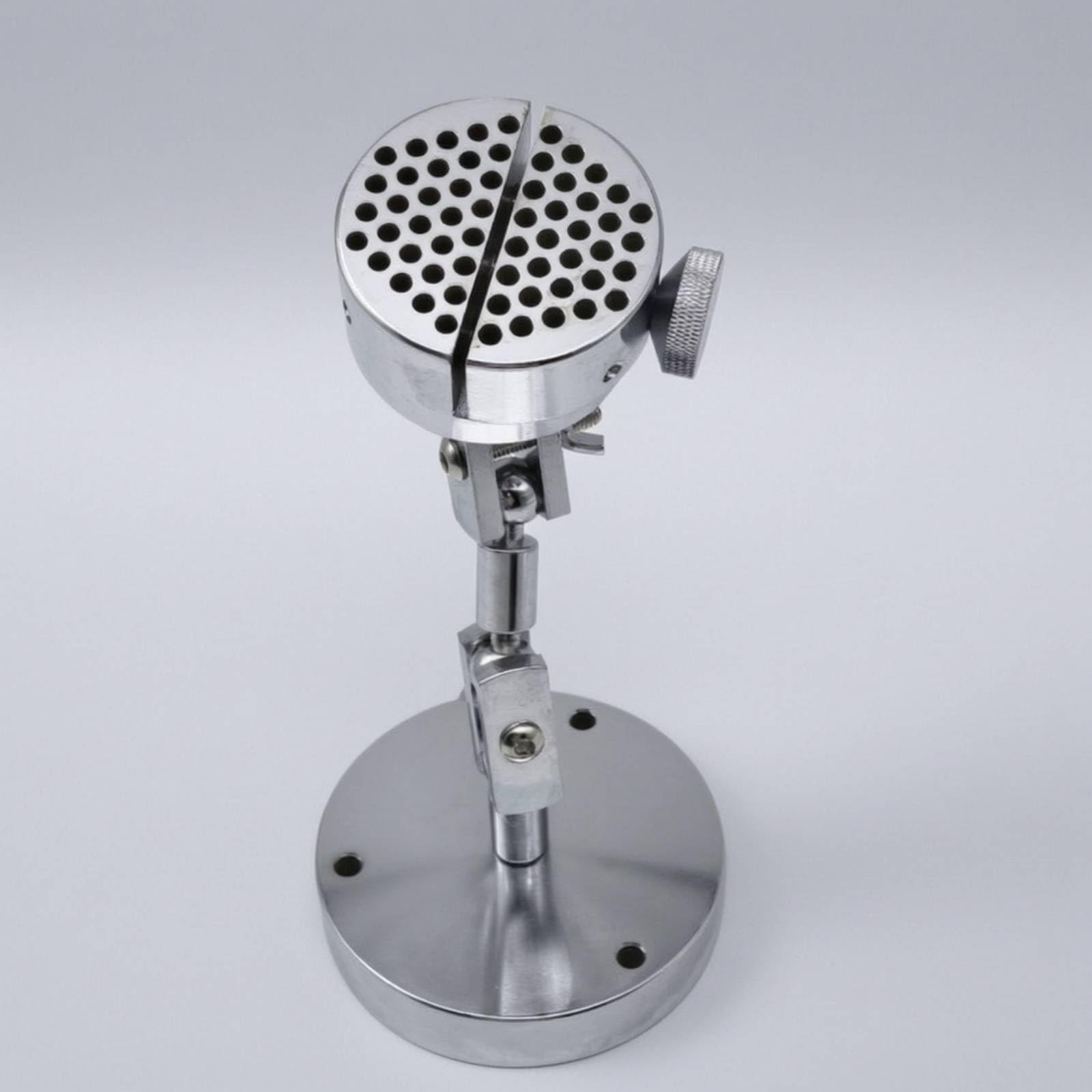 Abrazadera de Joyería Ajustable de Mano Soporte de Banco Fijación Precisa Cabezal Redondo Perforado Base Estable 9.9 Cm Acero Resistente Adecuada para