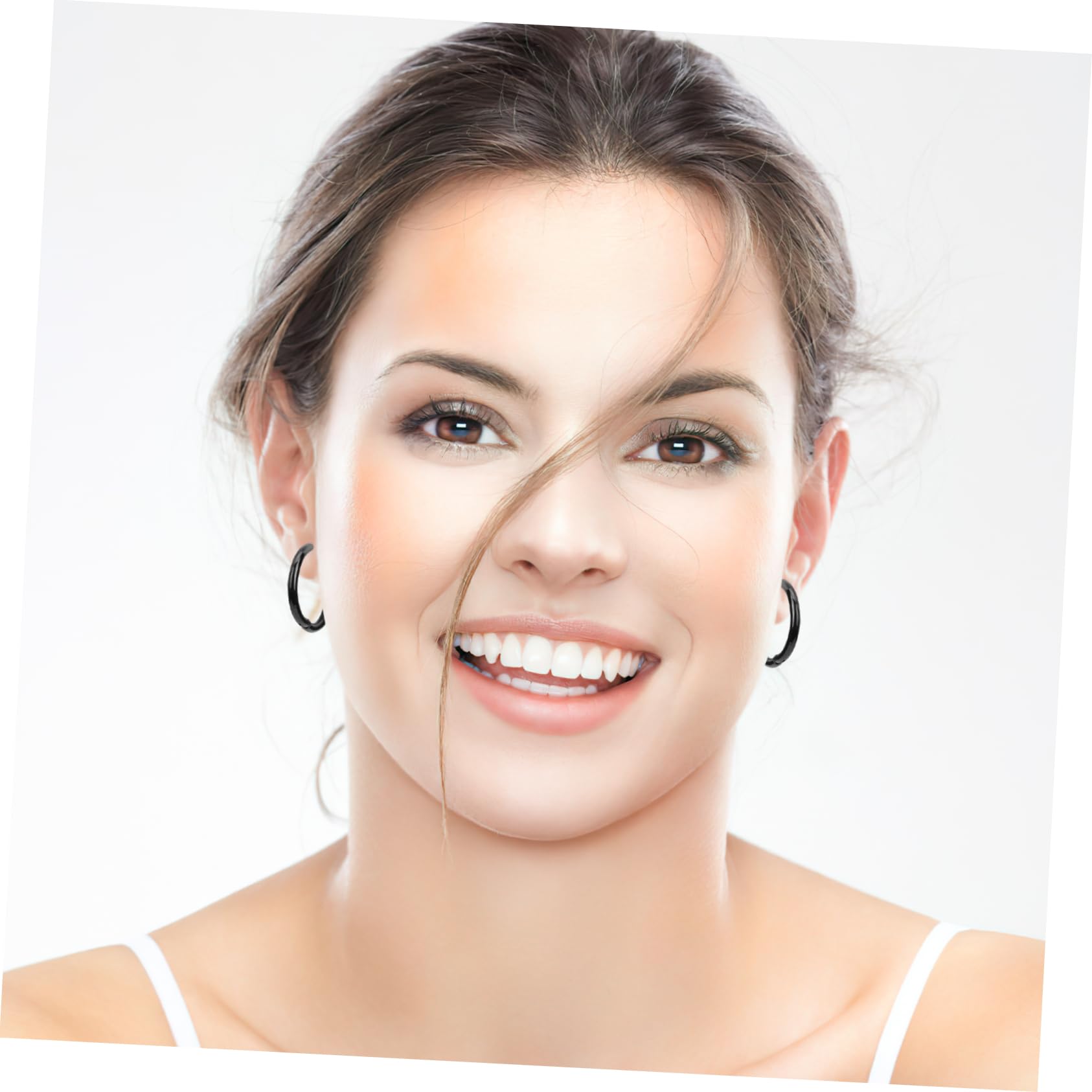 LIFKOME 50piezas Pendientes Inoxidable Hipoalergénicos Para Mujeres De Pendientes Redondos Antialérgicos y Elegantes Para Ocasiones Especiales