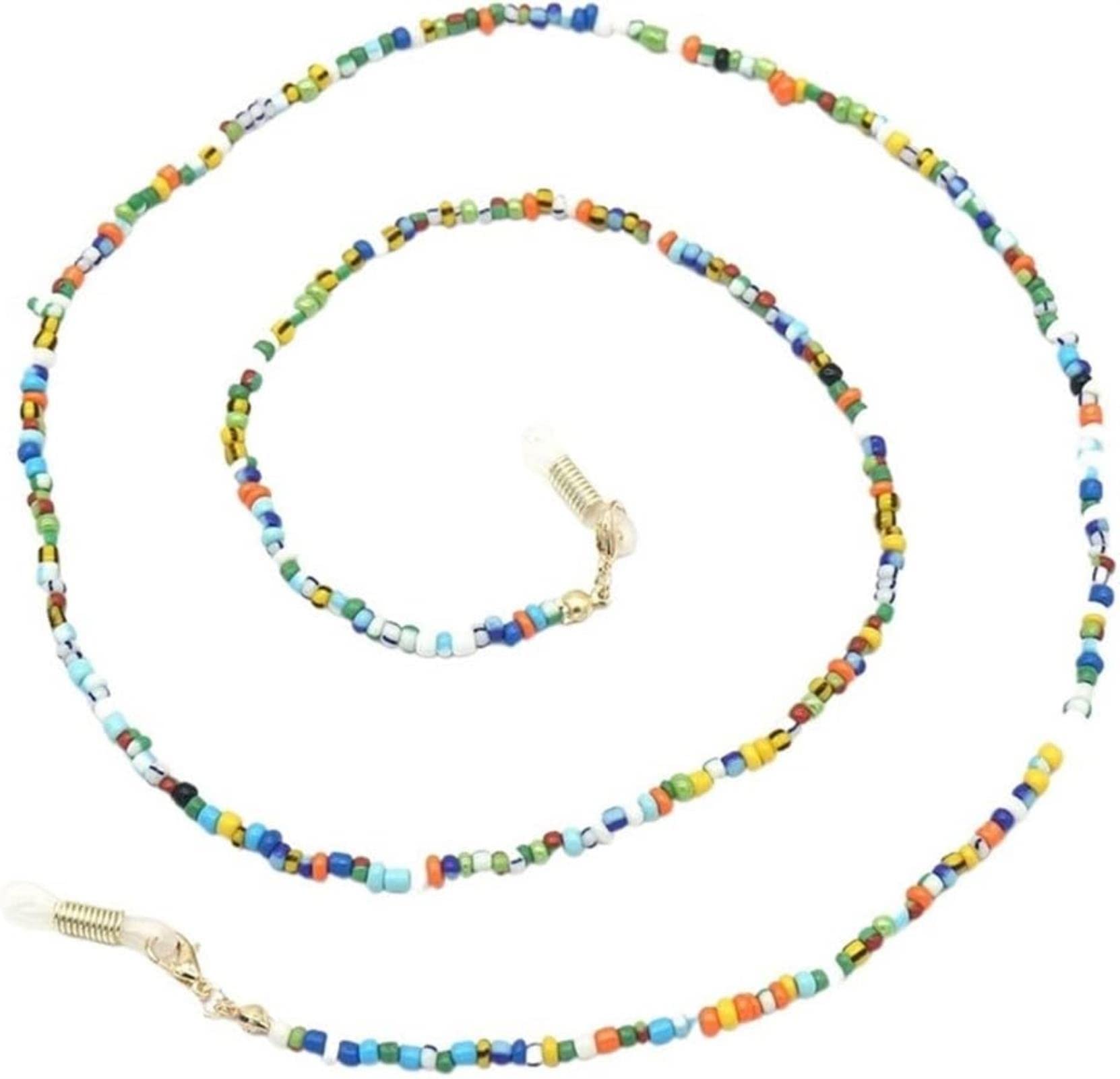 REVAHI Cordón Cadenas de Gafas para Mujer Cadenas Coloridas ed Anti-perdidas Correas de Gafas de Sol con Estilo Cordón de Gafas (Color : 02, Size : 1)
