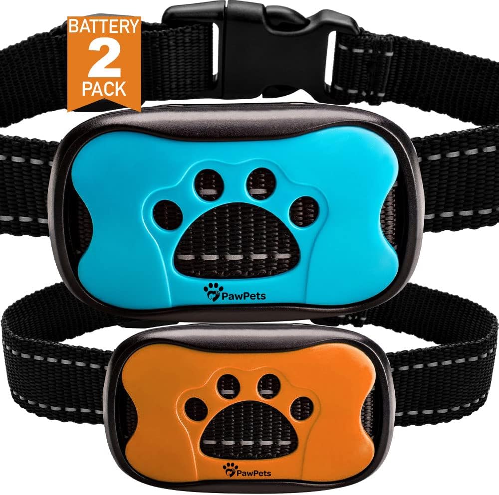 PawPets Anti Bark Collar No Shock Training Dog Collar