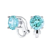 Algopix Similar Product 2 - 2CT Blue Brilliant Cut Solitaire Round